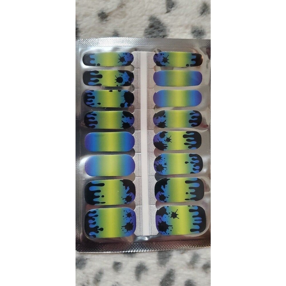 Paint Splatter Nail Strips